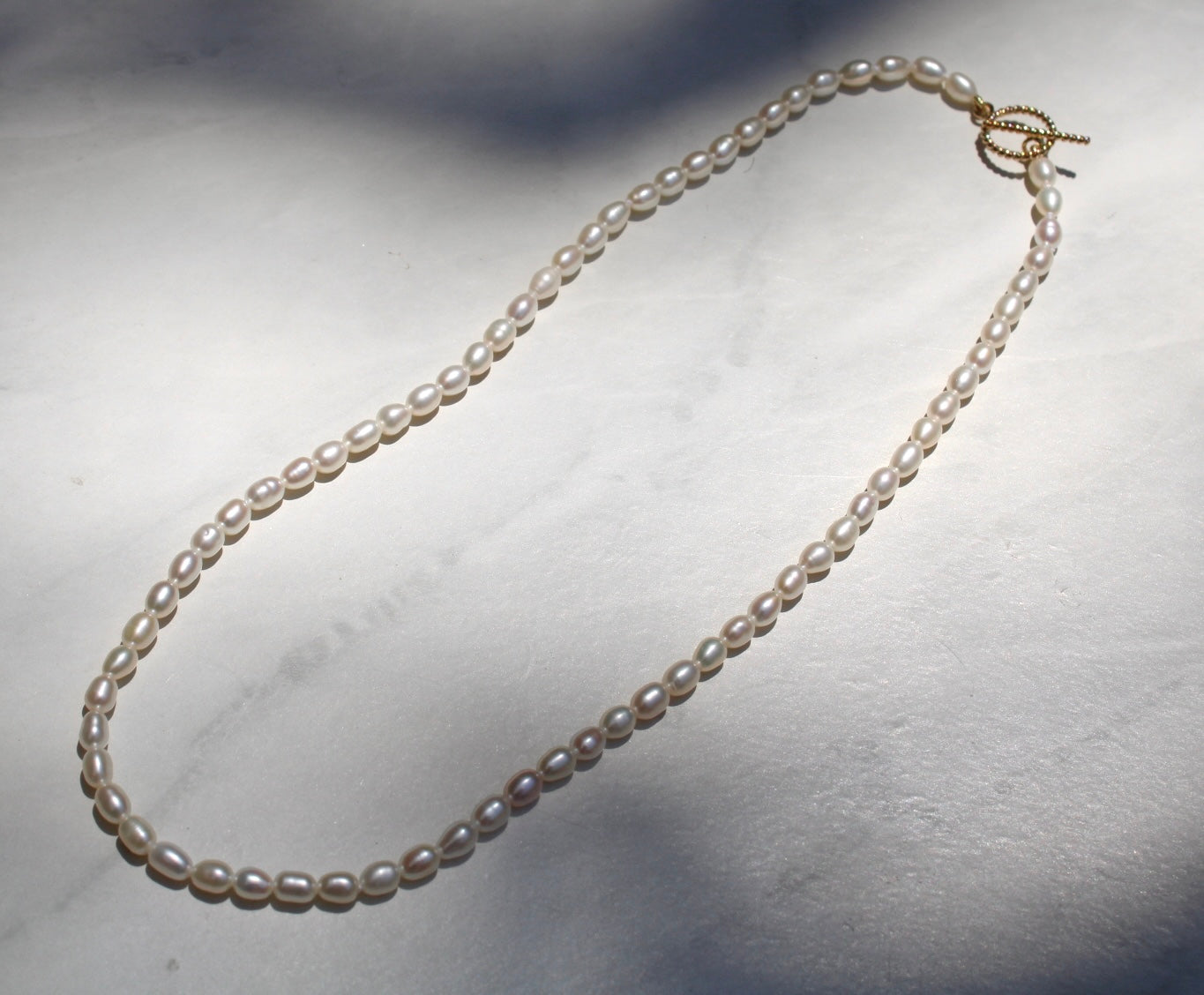 Freshwater White Pearl Chain