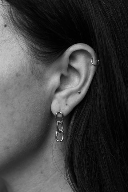 Mini Chain Link Earrings