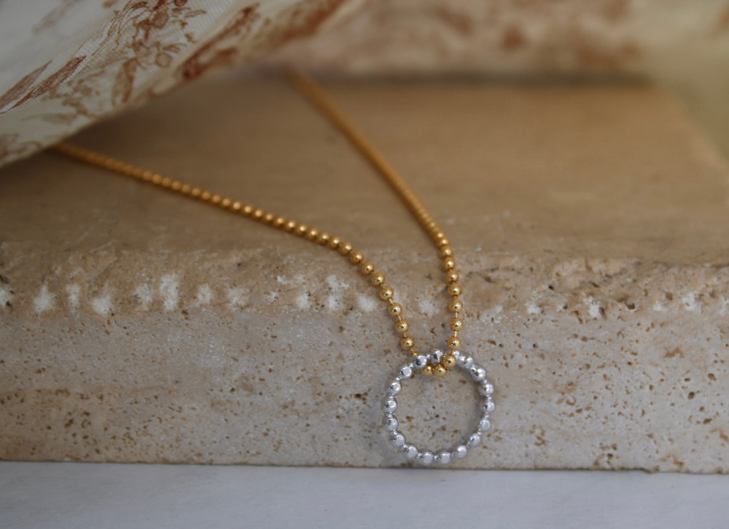 Beaded Circle Necklace