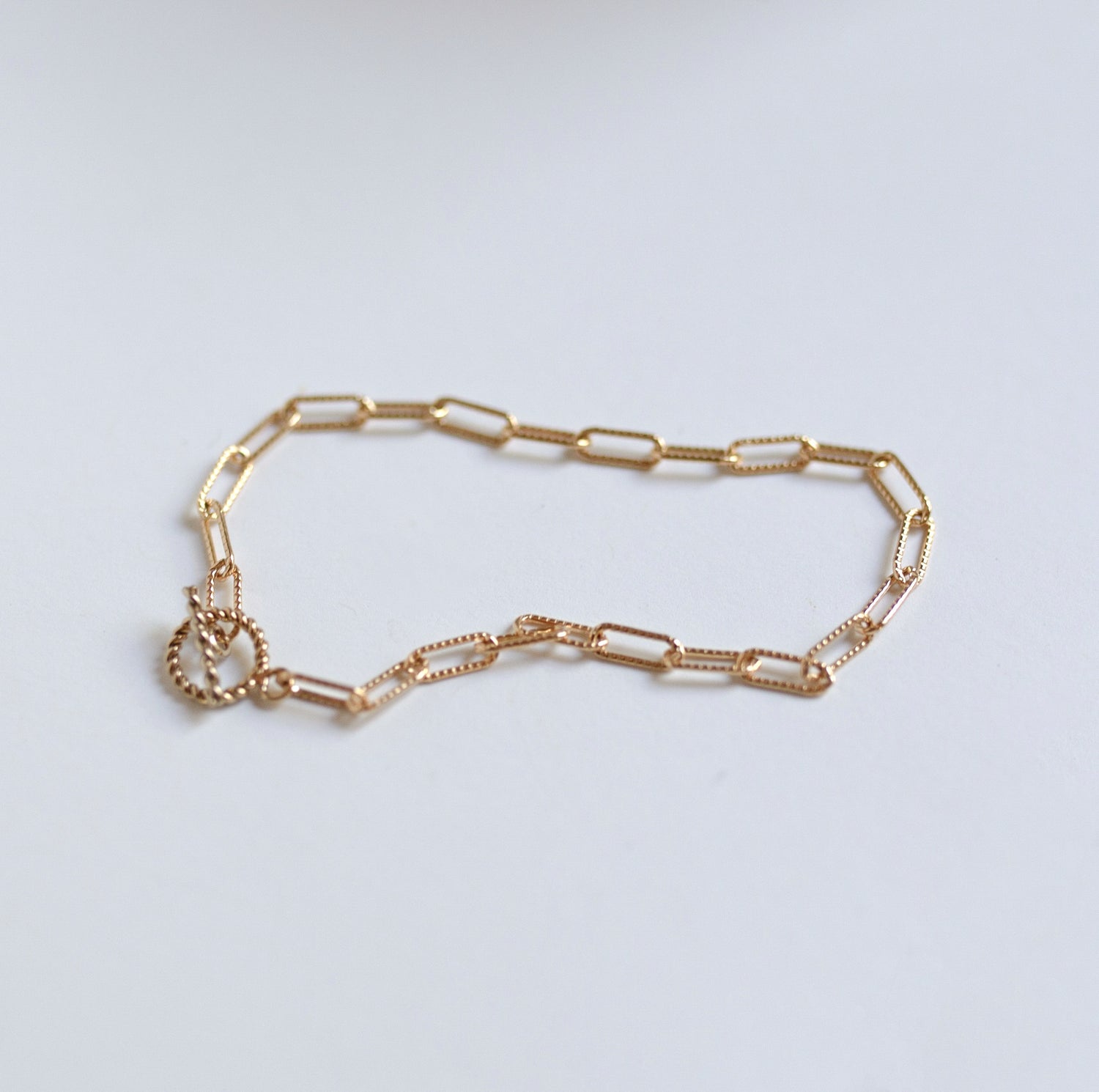 Paperclip Rope Chain Bracelet