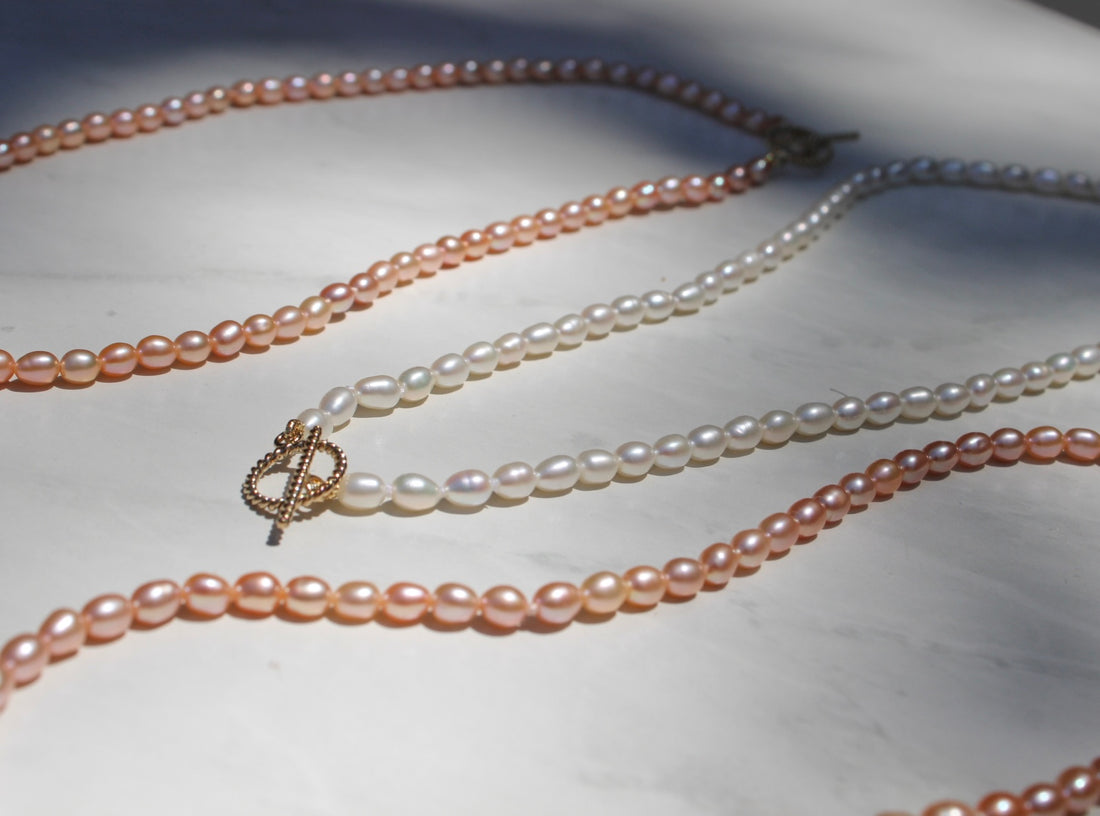 Freshwater White Pearl Chain